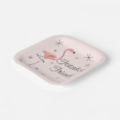 Flamingo Pink Fabulous Friend Platz! Pappteller (Gewinkelt)