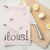 Flamingo Pink Fabulous! Küchentücher (Viertel Falte)