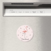 Flamingo Pink Fabulous Magnet (In Situ (Geschirrspüler))