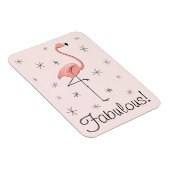 Flamingo Pink Fabulous Magnet flexibel (Rechte Seite)