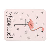 Flamingo Pink Fabulous Magnet flexibel (Horizontal)
