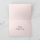 Flamingo Pink Fabulous Mama! Mutterkarte Karte (Innenseite)