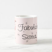 Flamingo Pink 'Fabulous Sister'! Tasse (Mittel)