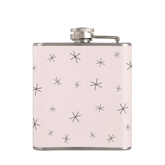 Flamingo Pink Fabulous verpackt Flasche! Flachmann (Rückseite)