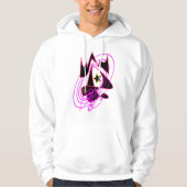 Flamingo Pink Galaxy Hoodie (Vorderseite)