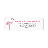 Flamingo Pink Gray Moderne Saubere (Vorne)