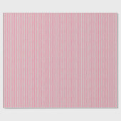 Flamingo Pink & Hellgraue unregelmäßige Streifen Geschenkpapier (Flach)