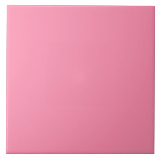 Flamingo Pink Keramik Tile. Fliese (Vorderseite)
