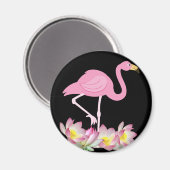 Flamingo Pink Magnet (Vorderseite/Rückseite)