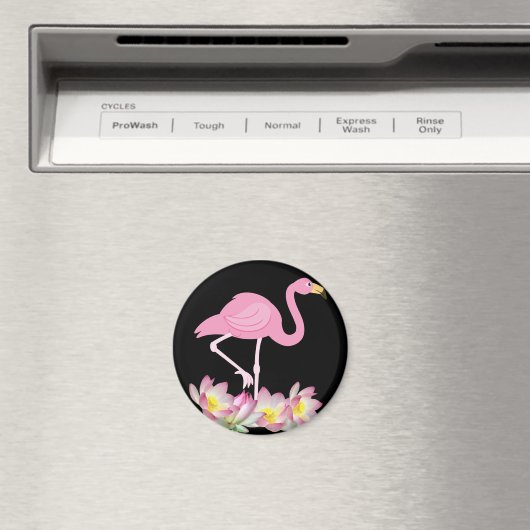 Flamingo Pink Magnet (In Situ (Geschirrspüler))