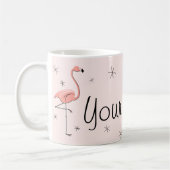 Flamingo Pink 'Name' Tasse (Links)