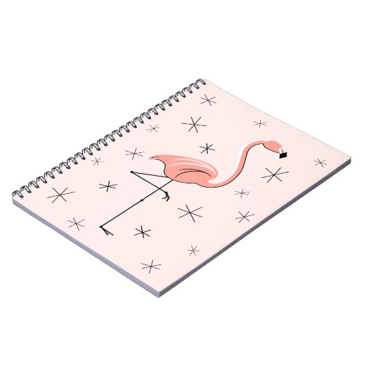 Flamingo Pink Notebook Notizblock (Linke Seite)