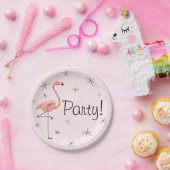 Flamingo Pink Party! Pappteller (Party)