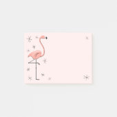 Flamingo Pink Post-it Klebezettel (Vorderseite)