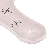 Flamingo Pink Schneidpaddel Schneidebrett (Ecke)