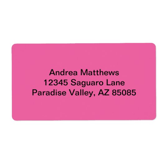 Flamingo Pink Solid Color (Vorne)