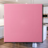 Flamingo Pink Solid Color | Klassisches Elegant Fliese