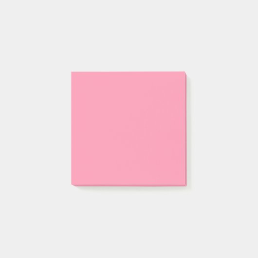 Flamingo Pink Square Post-it-Notizen Post-it Klebezettel (Vorderseite)