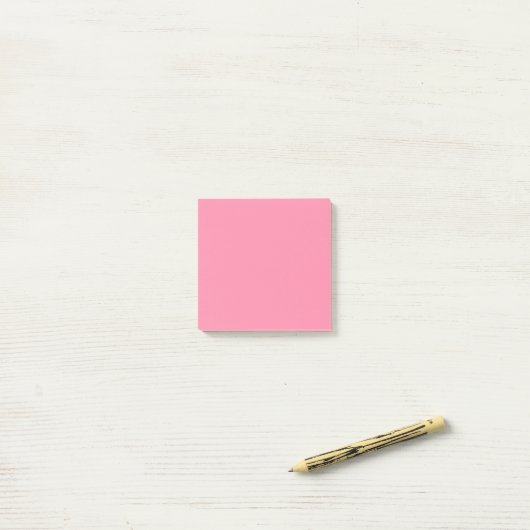 Flamingo Pink Square Post-it-Notizen Post-it Klebezettel (Auf Schreibtisch)