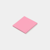 Flamingo Pink Square Post-it-Notizen Post-it Klebezettel (angewinkelt)