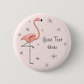 Flamingo Pink 'Text'-Taste Button (Vorderseite)