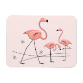 Flamingo Pink Trio 2 Magnet flexibel (Horizontal)
