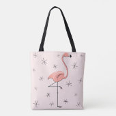 Flamingo Pink überall in der Tasche (Rückseite)