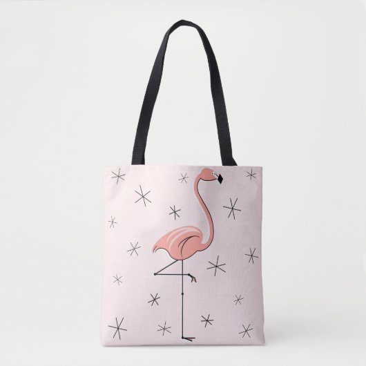 Flamingo Pink überall in der Tasche pink zurück (Vorderseite)