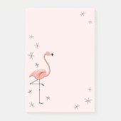 Flamingo Pink vertikal Post-it Klebezettel (Vorderseite)