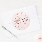 Flamingo Pink VIP Aufkleber (Umschlag)