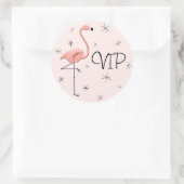 Flamingo Pink VIP Aufkleber (Tasche)