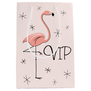 Flamingo Pink 'VIP Geschenktasche Medium Mittlere Geschenktüte