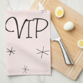 Flamingo Pink VIP Küchentuch (Viertel Falte)