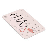 Flamingo Pink VIP-Magnet flexibel Magnet (Rechte Seite)