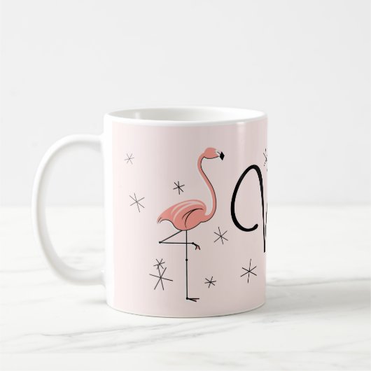 Flamingo Pink "VIP"-Tasse Kaffeetasse (Links)