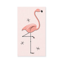 Flamingo Pink Visitenkarte