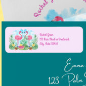 Flamingo Pink Wedding Rückkehr