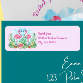 Flamingo Pink Wedding Rückkehr