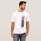 Flamingo-Pinselstrich T-Shirt (Vorne ganz)