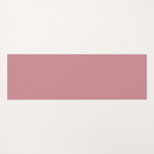 Flamingo & Plumeria Blume auf der Rose Gold Pink Yogamatte (Rückseite (Horizontal))