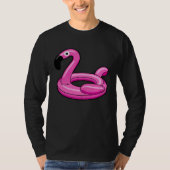 Flamingo Pool Floaty T-Shirt (Vorderseite)