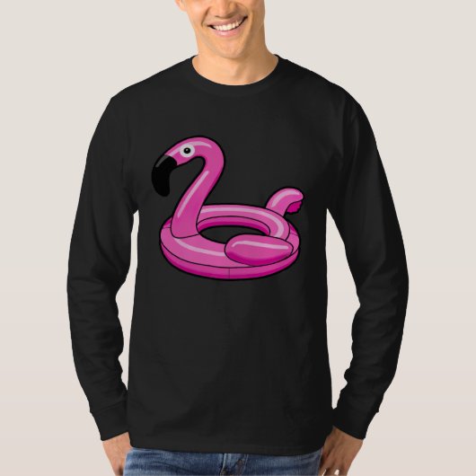 Flamingo Pool Floaty T-Shirt (Vorderseite)