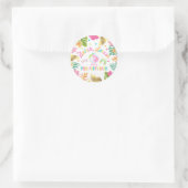 Flamingo Pool Gastgeschenk Tag Sticker Siegel (Tasche)
