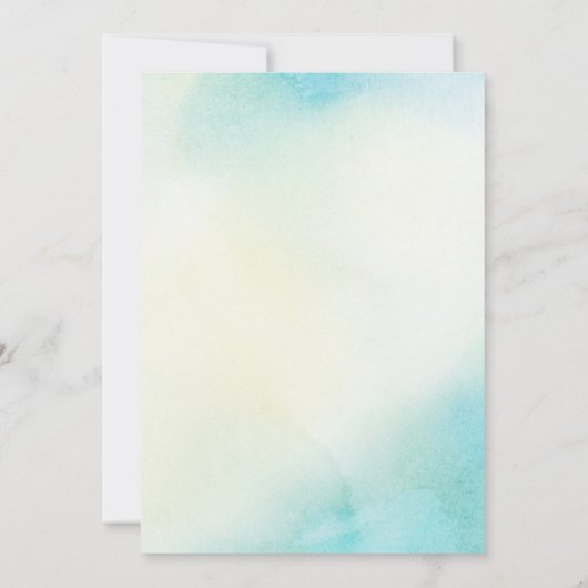 Flamingo Pool Party Einladung (Rückseite)