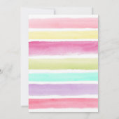 Flamingo Pool Party Einladung Tropischer Pool Schw (Rückseite)