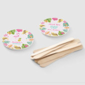 Flamingo Pool Party Hand Fan Flamingo Gastgeschenk Fächer (Non-assembled)