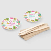 Flamingo Pool Party Hand Fan Flamingo Gastgeschenk Fächer (Non-assembled)