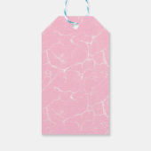 Flamingo Pool Party pink Mädchen Geburtstag Geschenkanhänger (Rückseite)