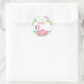 Flamingo Pool Party Sticker Tropical Pool Floß (Tasche)