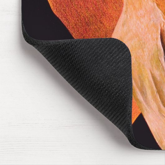 Flamingo Portrait Mousepad (Ecke)